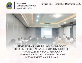 Sosialisasi Perda DIY Nomor 3 Tahun 2024